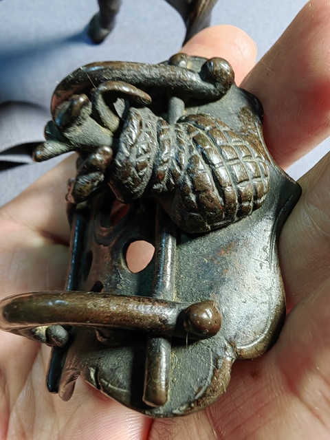 古玩銅器牛薰真品鑒賞圖