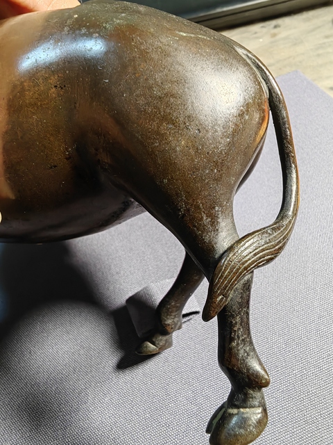 古玩銅器牛薰真品鑒賞圖