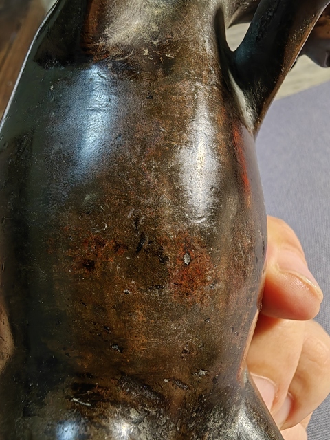 古玩銅器牛薰真品鑒賞圖