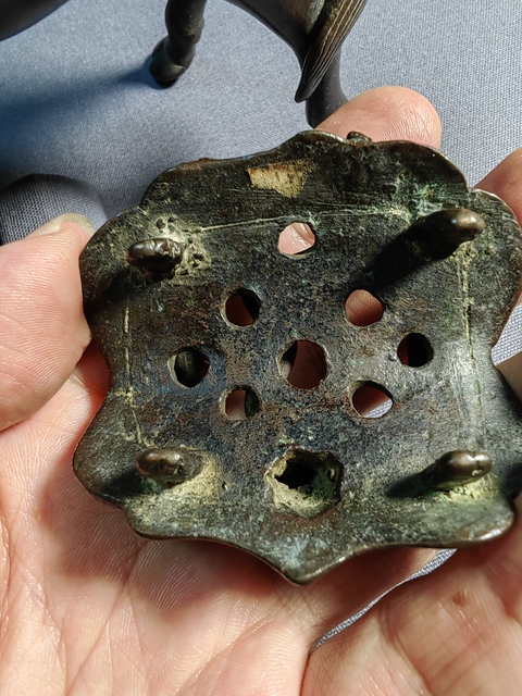 古玩銅器牛薰真品鑒賞圖