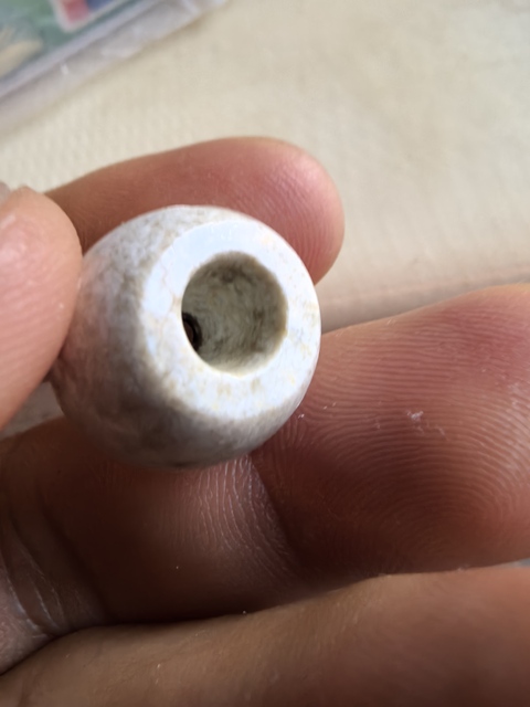 古玩玉器纏絲瑪瑙珠真品鑒賞圖