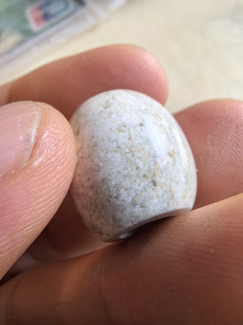 古玩玉器纏絲瑪瑙珠真品鑒賞圖