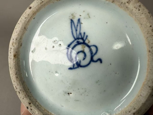 古玩陶瓷青花人物故事紋罐真品鑒賞圖