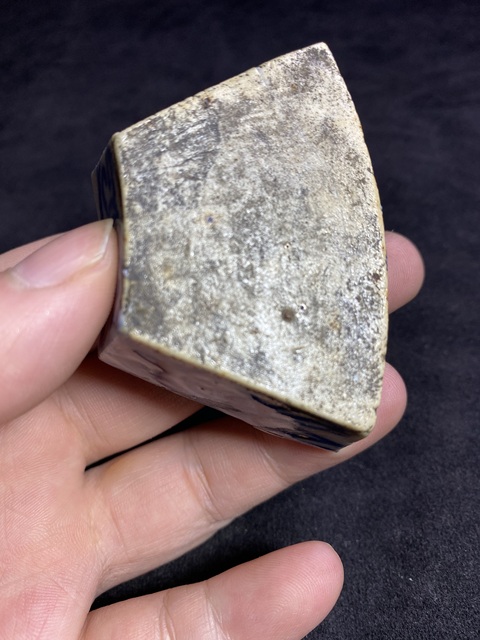 古玩陶瓷清道光花卉紋青花筆插拍賣，當前價格500元