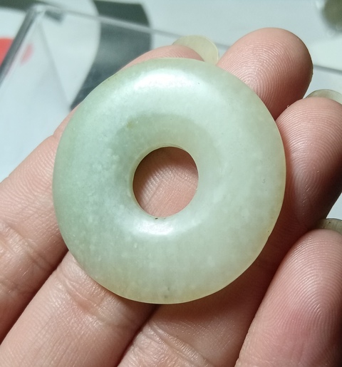 古玩玉器民國和田玉雕“平安扣”拍賣，當前價格980元