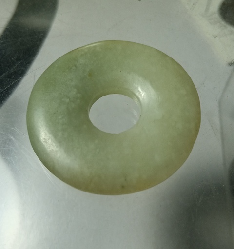 古玩玉器民國和田玉雕“平安扣”拍賣，當前價格980元