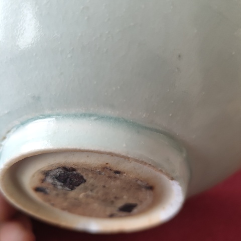 古玩陶瓷湖田窯刻花大碗真品鑒賞圖