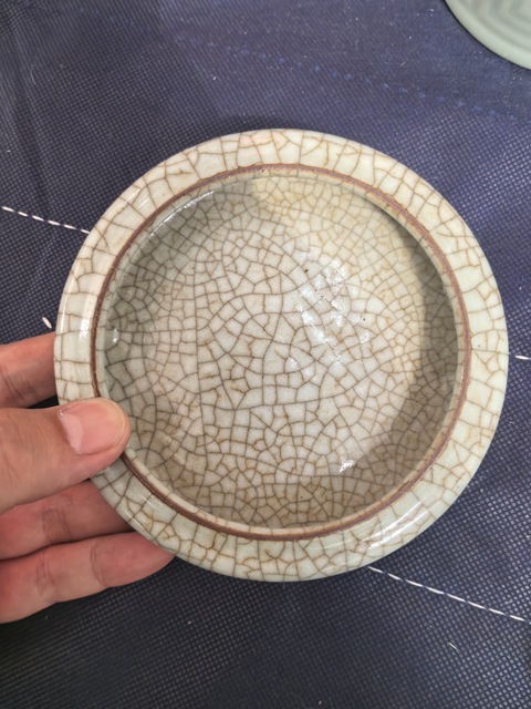 古玩陶瓷哥釉洗真品鑒賞圖