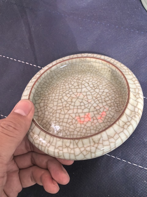 古玩陶瓷哥釉洗真品鑒賞圖