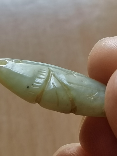 古玩玉器玉魚墜真品鑒賞圖