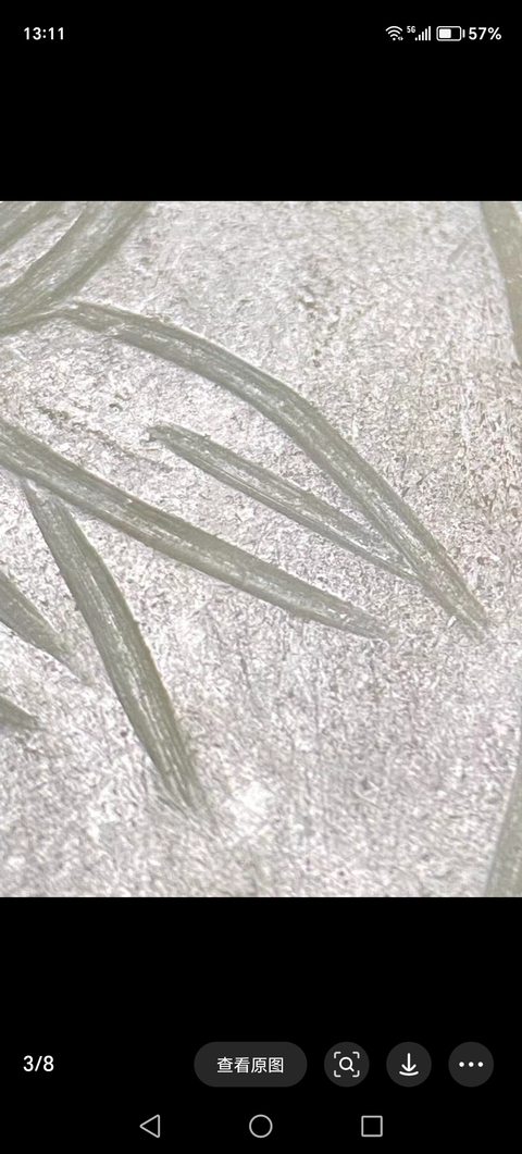 古玩玉器翡翠雕“花卉紋璧”真品鑒賞圖