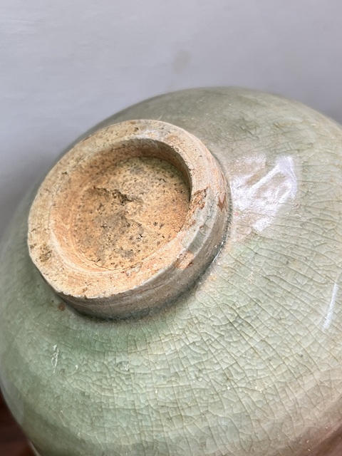 古玩陶瓷明~龍泉窯青釉模印碗拍賣，當前價格1566元