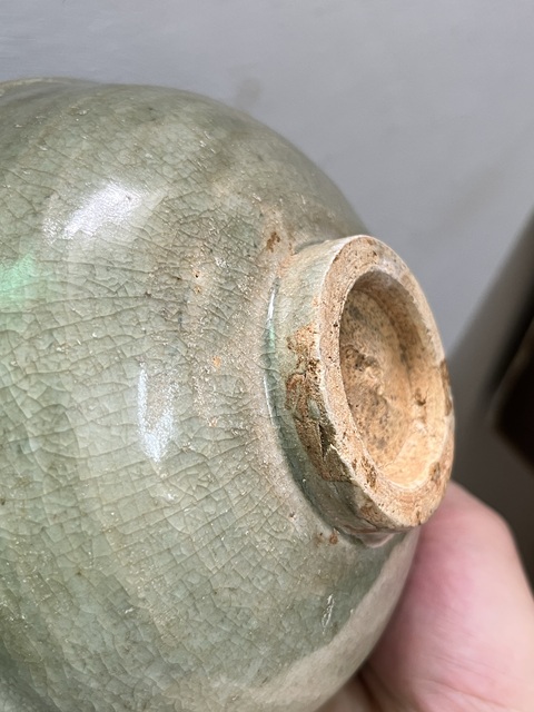 古玩陶瓷明~龍泉窯青釉模印碗拍賣，當前價格1566元