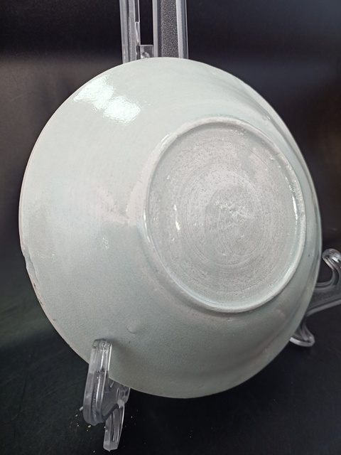 古玩陶瓷【館藏級精品】南宋:青白釉荷蓮紋洗【存世量稀少】【頂級釉水】【收藏價值比較高】拍賣，當前價格0元