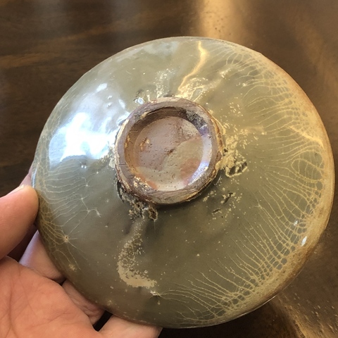 古玩陶瓷五代越窯系青釉盞真品鑒賞圖