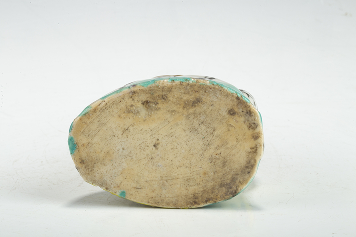 古玩陶瓷清乾隆·粉彩觀音瓷塑真品鑒賞圖