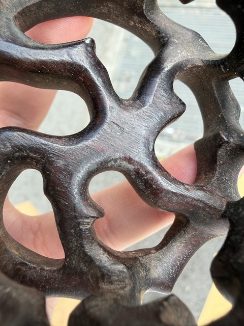 古玩雜項座子真品鑒賞圖