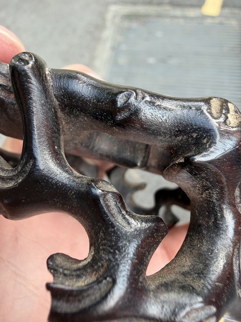 古玩雜項座子真品鑒賞圖