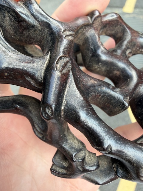 古玩雜項座子真品鑒賞圖