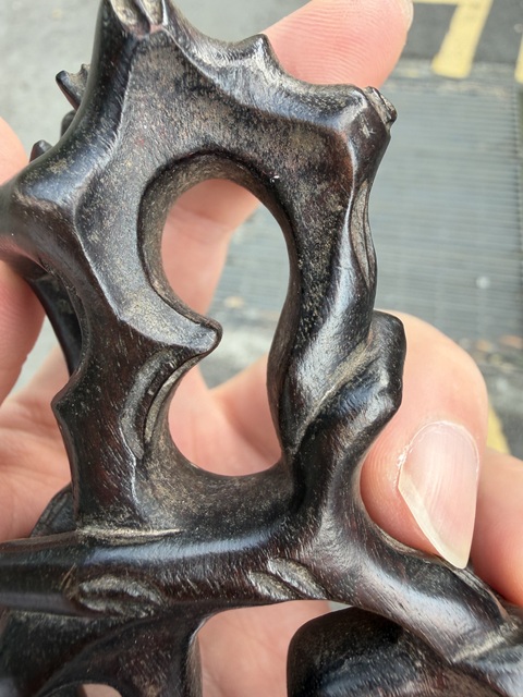 古玩雜項座子真品鑒賞圖