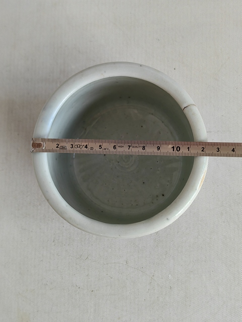 古玩陶瓷青花纏枝花卉紋香爐真品鑒賞圖