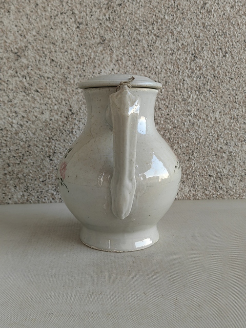 古玩陶瓷釉下彩繪花卉紋茶壺拍賣，當前價格680元