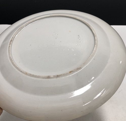 古玩陶瓷清中晚·廣彩人物故事紋折腰盤拍賣,當前價格3699元