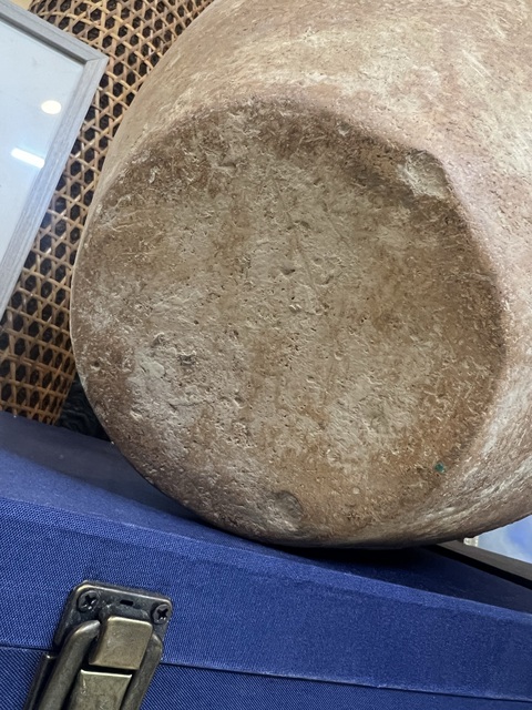 古玩陶瓷文化期彩繪陶罐（疑似有加彩）真品鑒賞圖