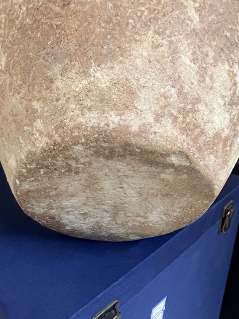 古玩陶瓷文化期彩繪陶罐（疑似有加彩）真品鑒賞圖