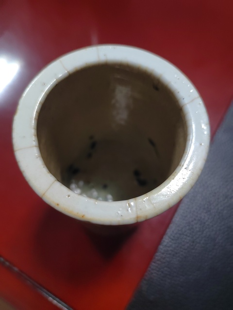 古玩陶瓷哥釉地青花人物山水紋青花筆筒拍賣，當(dāng)前價格1560元