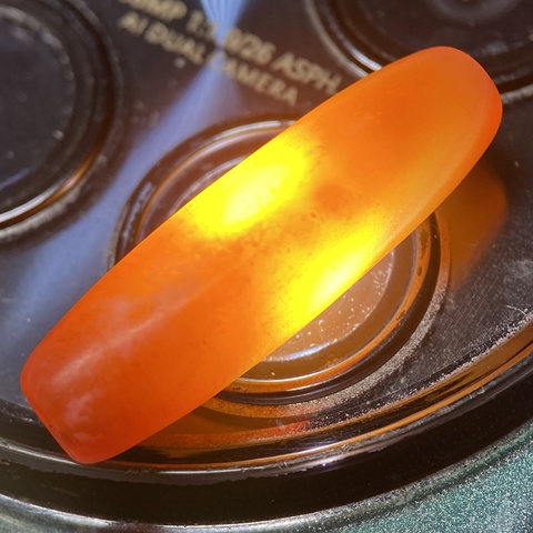 古玩玉器瑪瑙管珠真品鑒賞圖