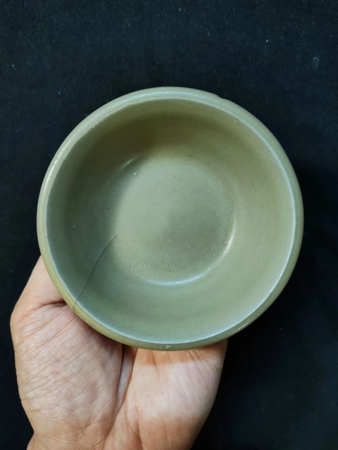 古玩陶瓷龍泉青瓷直壁洗（說的我好害怕呀??）真品鑒賞圖