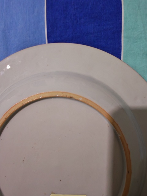 古玩陶瓷青花博古圖盤真品鑒賞圖