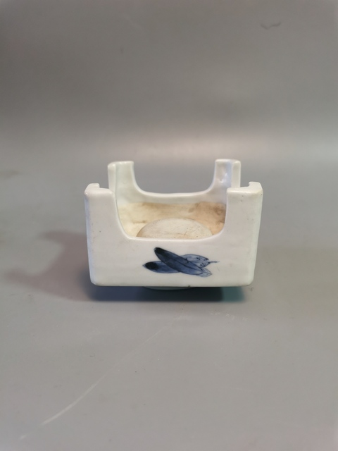 古玩陶瓷青花水盂真品鑒賞圖