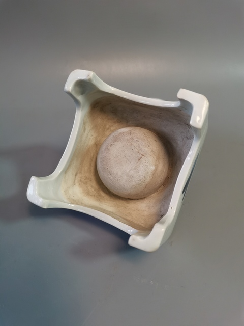 古玩陶瓷青花水盂真品鑒賞圖