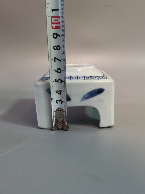 古玩陶瓷青花水盂真品鑒賞圖