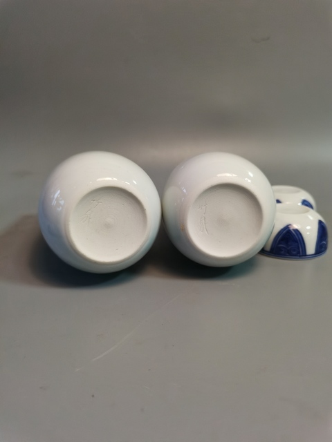 古玩陶瓷青花蓋瓶真品鑒賞圖