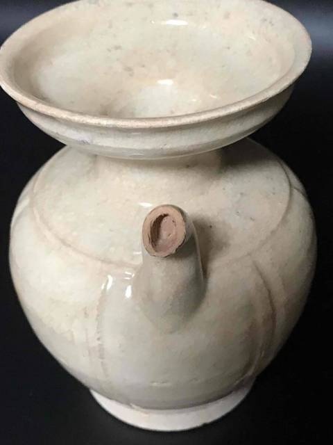 古玩陶瓷青白釉執壺真品鑒賞圖