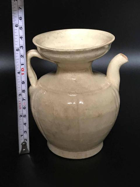 古玩陶瓷青白釉執壺真品鑒賞圖