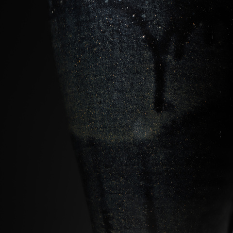 古玩陶瓷磁州窯黑釉梅瓶真品鑒賞圖