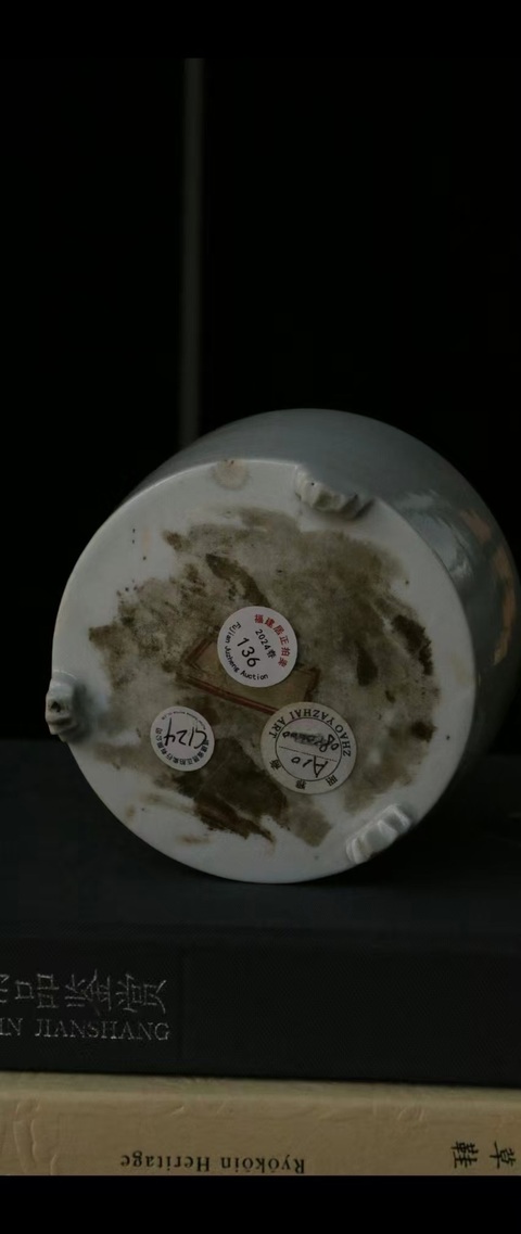 古玩陶瓷德化白瓷三足爐真品鑒賞圖