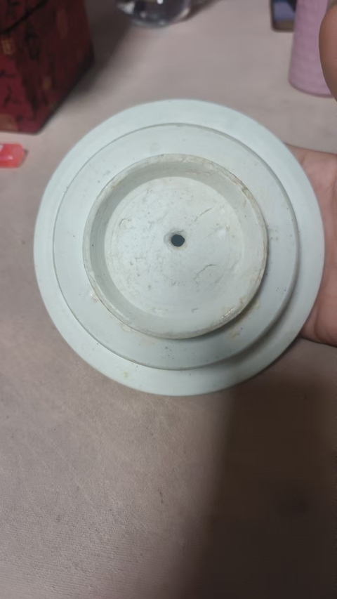 古玩陶瓷北宋湖田窯刻花盞托拍賣，當(dāng)前價格19000元