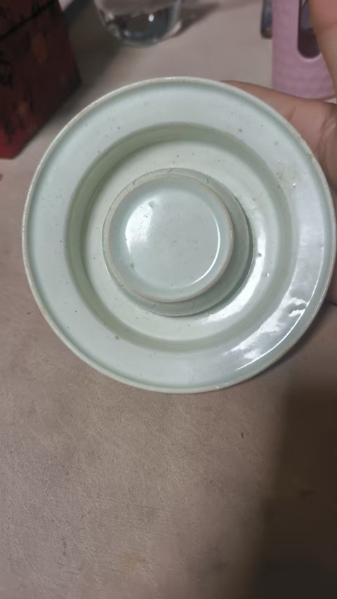 古玩陶瓷北宋湖田窯刻花盞托拍賣，當(dāng)前價格19000元