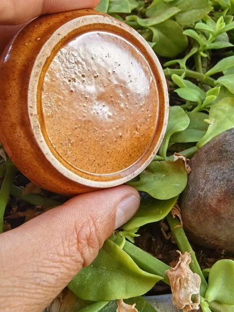 古玩陶瓷晚清黃釉瓷燈真品鑒賞圖