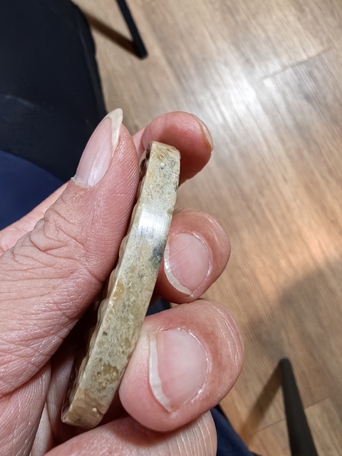 古玩玉器谷紋玉璧真品鑒賞圖