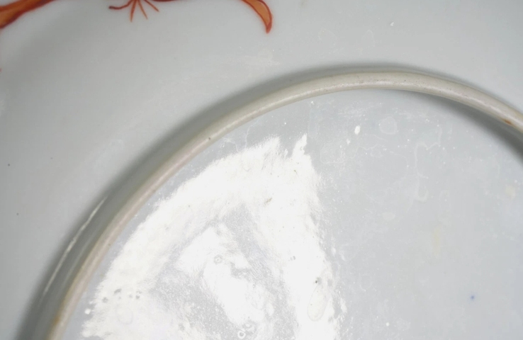 古玩陶瓷百花不落地粉彩盤真品鑒賞圖