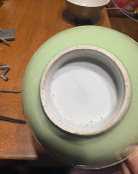 古玩陶瓷民國·青釉碗一對 真品鑒賞圖