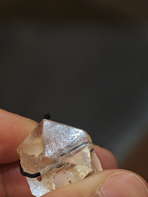 古玩雜項多棱水晶珠真品鑒賞圖