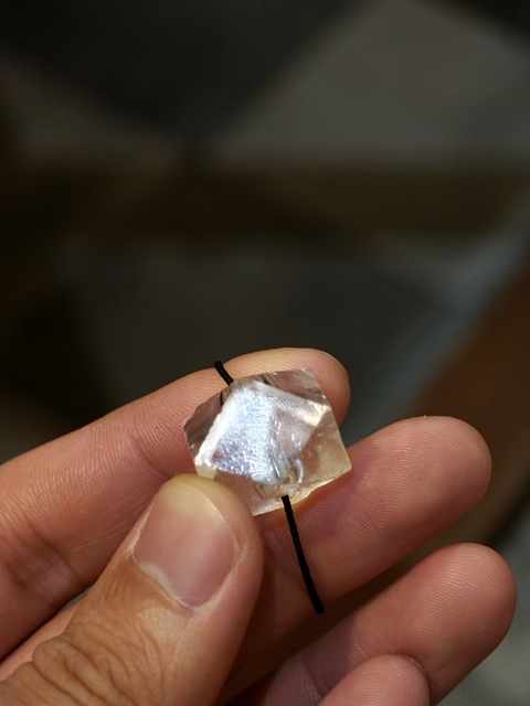 古玩雜項多棱水晶珠真品鑒賞圖