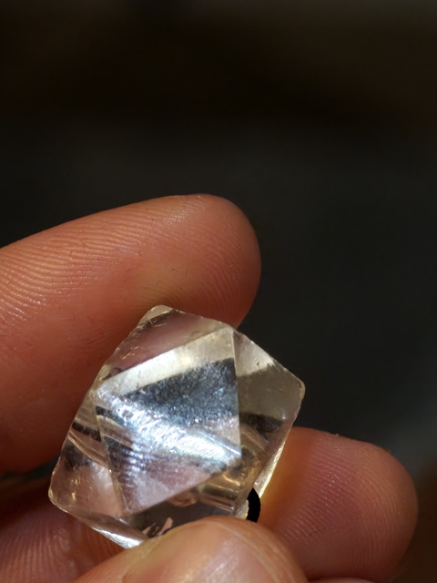 古玩雜項多棱水晶珠真品鑒賞圖